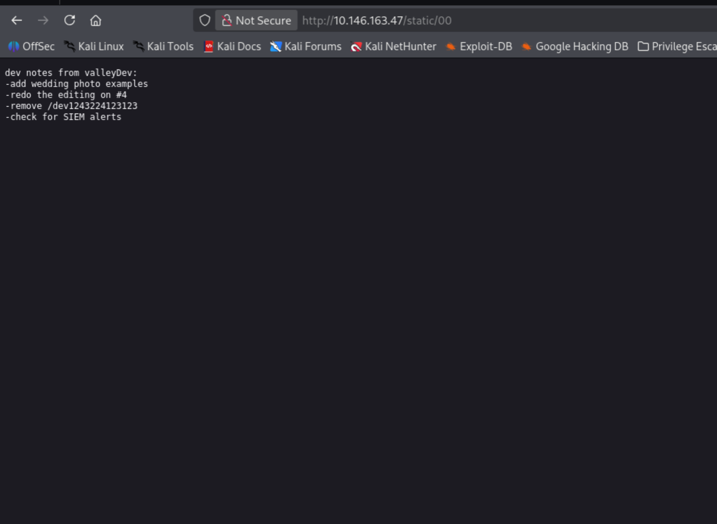 /static/00 dev notes revealing hidden directory path